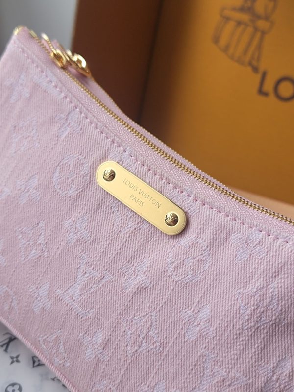 LOUIS VUITTON M14159 ポシェット･リヴ 2025新作 ウォッシュドピンク 超N品 ルイヴィトン デニム バッグ ピンク - 画像 (6)