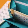 LOUIS VUITTON LV × TM ジッピー･ウォレット lv301554 ターコイズ 超N品 ルイヴィトン 村上隆 2025 財布 - 画像 (4)