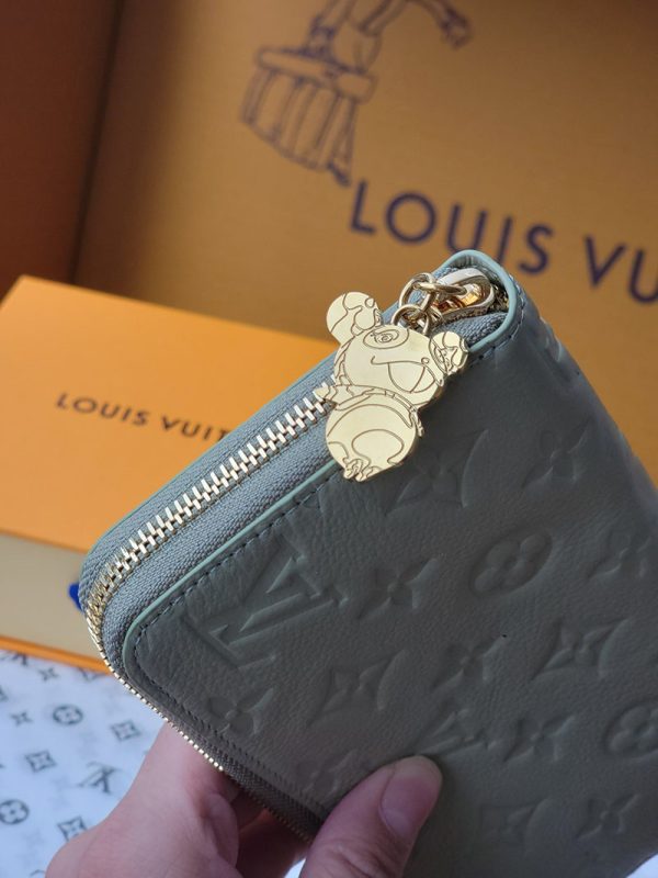 LOUIS VUITTON LV × TM ジッピー･ウォレット lv301555 クレイ グリーン 超N品 ルイヴィトン 村上隆 2025 財布 - 画像 (7)