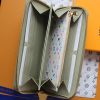 LOUIS VUITTON LV × TM ジッピー･ウォレット lv301555 クレイ グリーン 超N品 ルイヴィトン 村上隆 2025 財布 - 画像 (6)