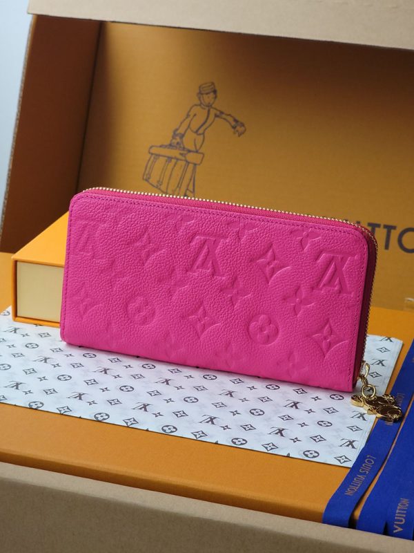 LOUIS VUITTON ヴィトン×村上隆 LV×TM ジッピーウォレット M13618 カワイイピンク 超N品 - 画像 (9)