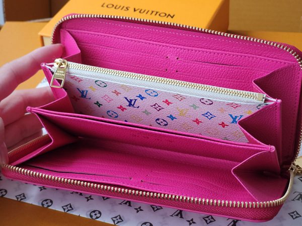 LOUIS VUITTON ヴィトン×村上隆 LV×TM ジッピーウォレット M13618 カワイイピンク 超N品 - 画像 (3)