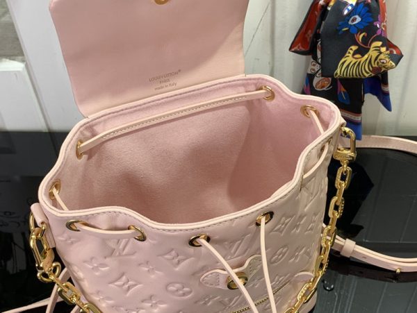 LOUIS VUITTON クッサン バックパック PM lv301557 オパール ピンク 超N品 ルイヴィトン リュック ピンク - 画像 (2)