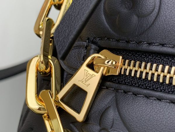 LOUIS VUITTON クッサン バックパック ミニ M13387 RFID モノグラム ラムレザー ノワール ブラック ゴールド金具 超N品 - 画像 (5)
