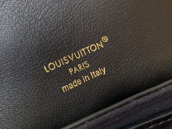 LOUIS VUITTON クッサン バックパック ミニ M13387 RFID モノグラム ラムレザー ノワール ブラック ゴールド金具 超N品 - 画像 (2)