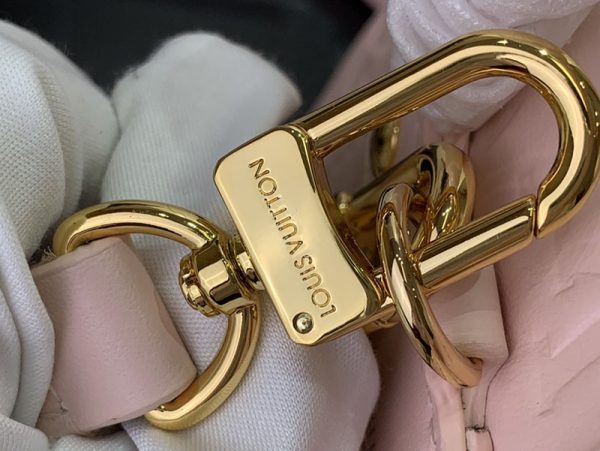 LOUIS VUITTON クッサン バックパック ミニ M13389 RFID モノグラム ラムレザー ジャスマン ピンク ゴールド金具 超N品 - 画像 (5)