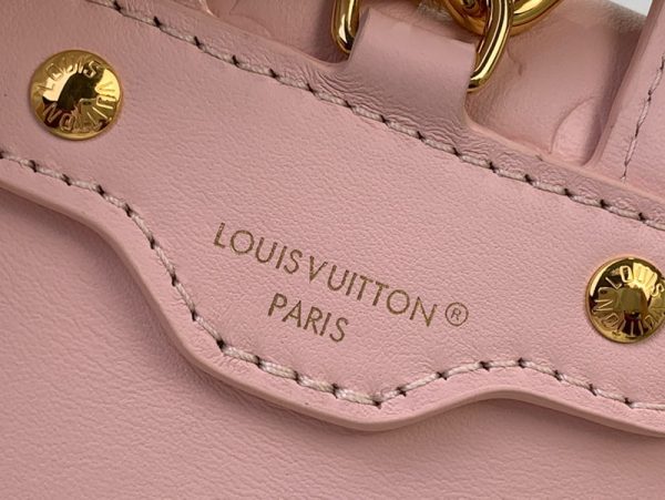 LOUIS VUITTON クッサン バックパック ミニ M13389 RFID モノグラム ラムレザー ジャスマン ピンク ゴールド金具 超N品 - 画像 (3)