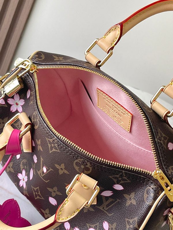 逸品 ルイヴィトン M14174 LV × 村上隆 チェリーブロッサム モノグラム スピーディ バンドリエール25 Louis Vuitton - 画像 (3)