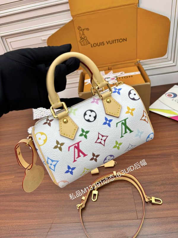 逸品 ルイヴィトン ハンドバッグ モノグラム LV × TM ナノ・スピーディ M13391 LOUIS VUITTON - 画像 (9)