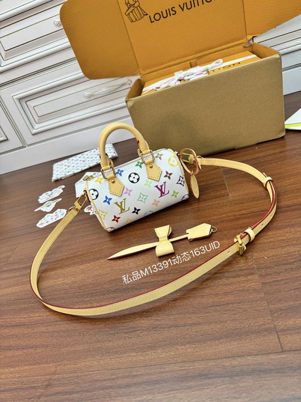 逸品 ルイヴィトン ハンドバッグ モノグラム LV × TM ナノ・スピーディ M13391 LOUIS VUITTON - 画像 (8)