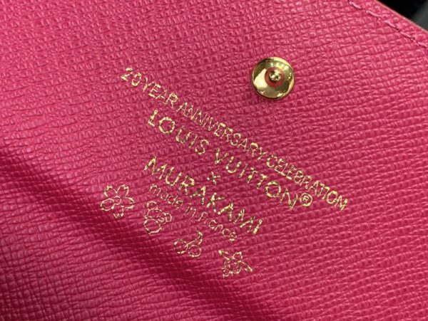 LOUIS VUITTON ルイヴィトン x 村上隆 ポルトフォイユ・サラ NM モノグラム マルチカラー M13397 超N品 - 画像 (5)