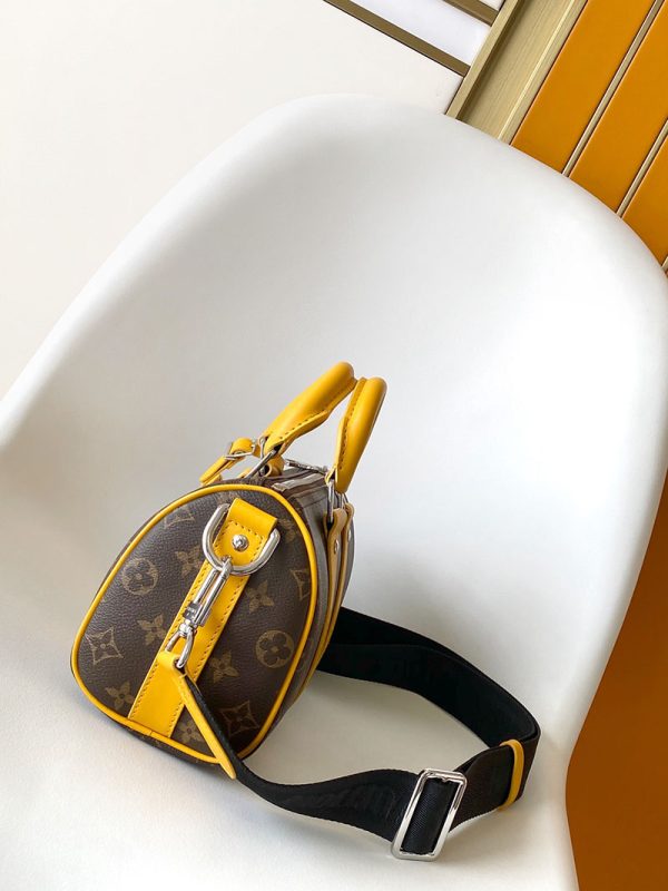 LOUIS VUITTON キーポル　バンドリエール 25cm M12733 ボストンバッグ サフラン イエロー 超N品 - 画像 (9)