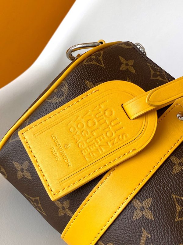 LOUIS VUITTON キーポル　バンドリエール 25cm M12733 ボストンバッグ サフラン イエロー 超N品 - 画像 (6)