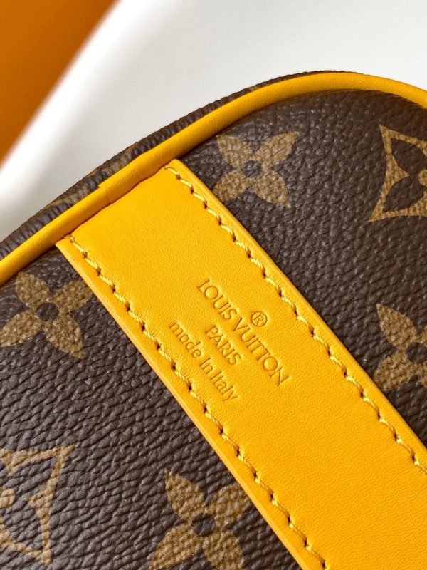 LOUIS VUITTON キーポル　バンドリエール 25cm M12733 ボストンバッグ サフラン イエロー 超N品 - 画像 (3)