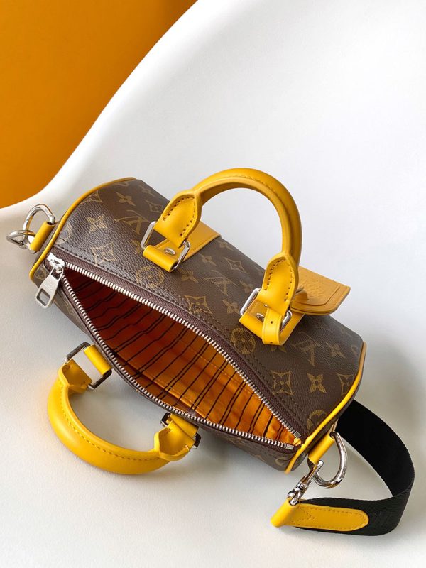 LOUIS VUITTON キーポル　バンドリエール 25cm M12733 ボストンバッグ サフラン イエロー 超N品 - 画像 (2)