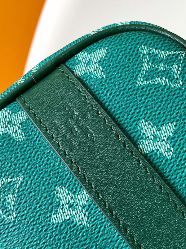 LOUIS VUITTON キーポルバンドリエール25 M12684 グリーン モノグラムヘリテージ ユニセックス ボストンバッグ 超N品 - 画像 (4)
