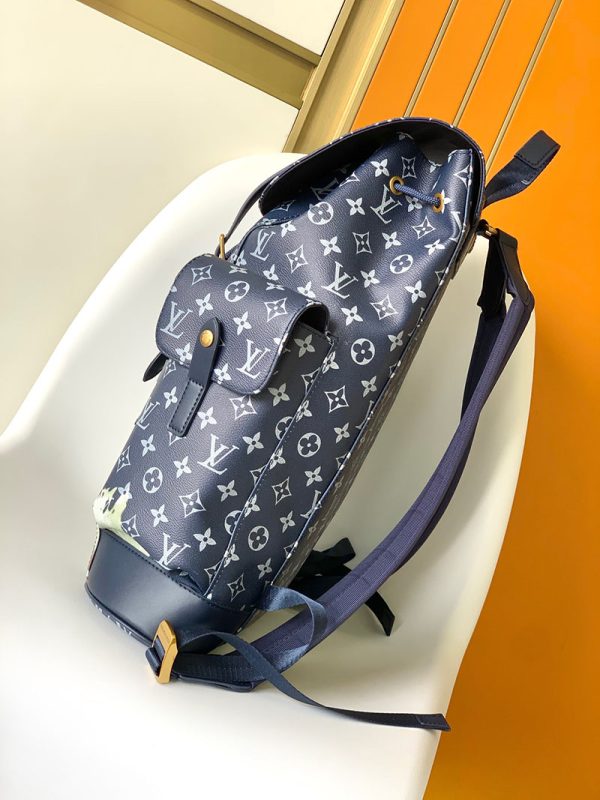 LOUIS VUITTON M46805 クリストファー MM ルイヴィトン リュックサック バックパック 超N品 - 画像 (9)