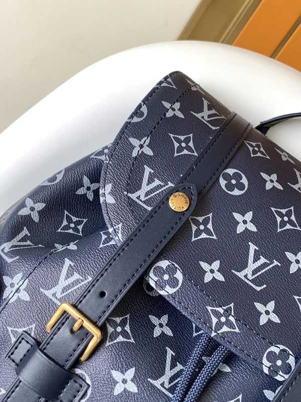 LOUIS VUITTON M46805 クリストファー MM ルイヴィトン リュックサック バックパック 超N品 - 画像 (7)
