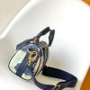 LOUIS VUITTON キーポル バンドリエール25 モノグラムインクブルー ハンドバッグ メンズ M46804 超N品 - 画像 (9)