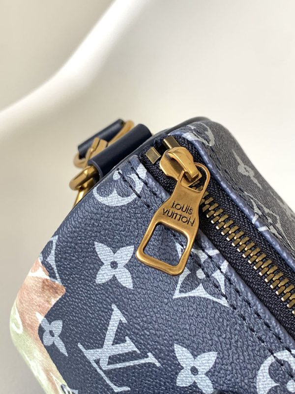 LOUIS VUITTON キーポル バンドリエール25 モノグラムインクブルー ハンドバッグ メンズ M46804 超N品 - 画像 (5)