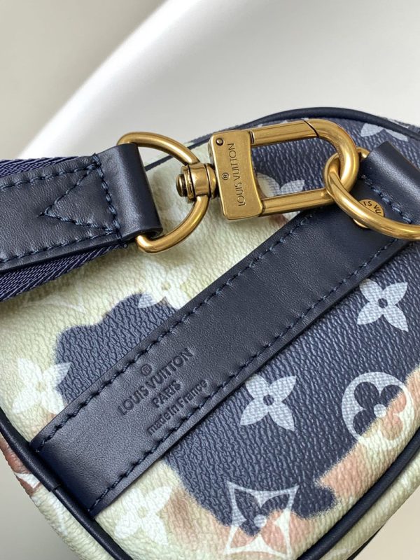 LOUIS VUITTON キーポル バンドリエール25 モノグラムインクブルー ハンドバッグ メンズ M46804 超N品 - 画像 (4)