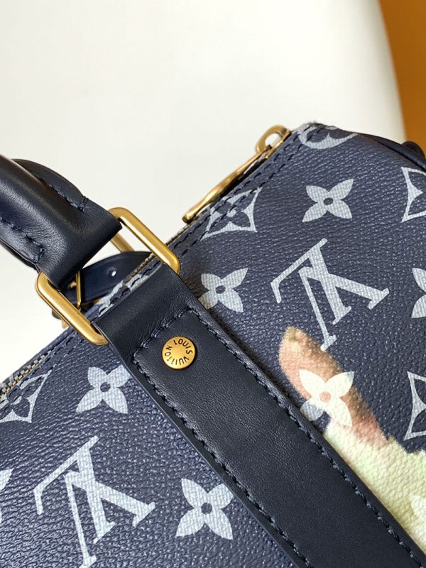 LOUIS VUITTON キーポル バンドリエール25 モノグラムインクブルー ハンドバッグ メンズ M46804 超N品 - 画像 (3)