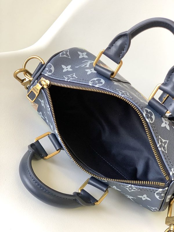 LOUIS VUITTON キーポル バンドリエール25 モノグラムインクブルー ハンドバッグ メンズ M46804 超N品 - 画像 (2)