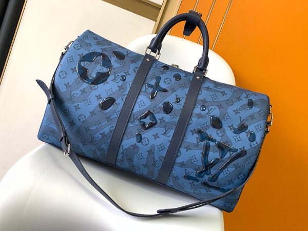 LOUIS VUITTON キーポル･バンドリエール 50 lv301596 ブルー 超N品 ルイヴィトン メンズ バッグ ランキング - 画像 (8)
