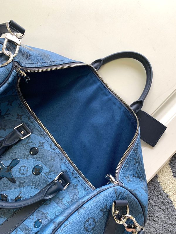 LOUIS VUITTON キーポル･バンドリエール 50 lv301596 ブルー 超N品 ルイヴィトン メンズ バッグ ランキング - 画像 (3)