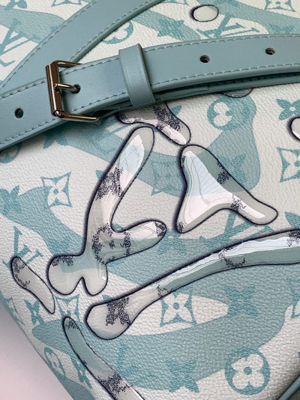 LOUIS VUITTON モノグラム アクアガーデン キーポル バンドリエール50 M22570 メンズ 2WAYバッグ 超N品 - 画像 (5)