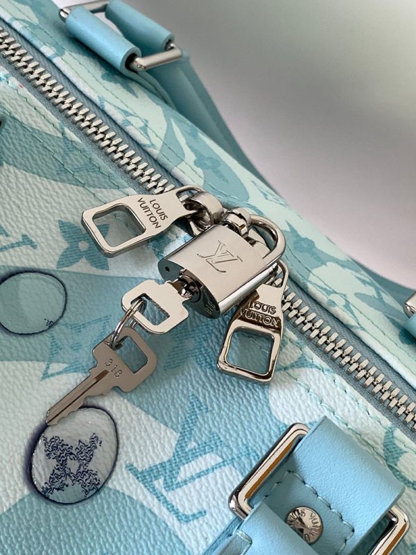 LOUIS VUITTON モノグラム アクアガーデン キーポル バンドリエール50 M22570 メンズ 2WAYバッグ 超N品 - 画像 (4)