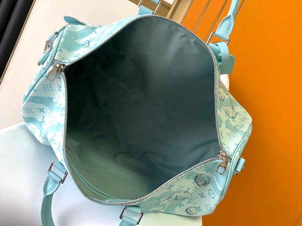 LOUIS VUITTON モノグラム アクアガーデン キーポル バンドリエール50 M22570 メンズ 2WAYバッグ 超N品 - 画像 (3)