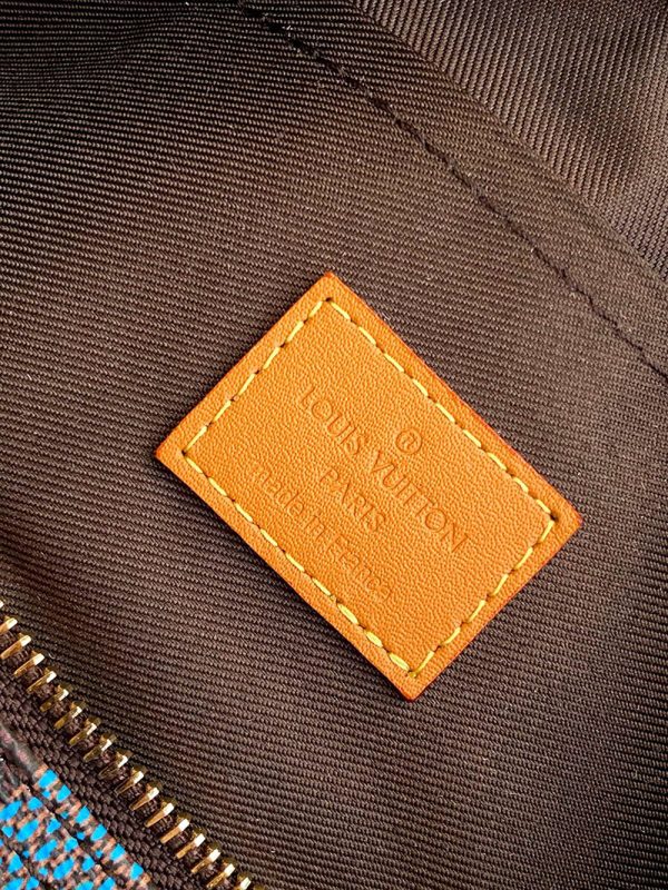 LOUIS VUITTON N00148 キーポル・バンドリエール 25 ダミエ・エベヌ 斜め掛けショルダーバッグ 超N品 - 画像 (2)