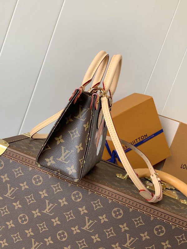 LOUIS VUITTON ショルダーバッグ M13668 LV×TM オンザゴー BB ルイ・ヴィトン×村上隆 ブラウン 超N品 - 画像 (9)