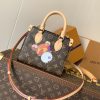 LOUIS VUITTON ショルダーバッグ M13668 LV×TM オンザゴー BB ルイ・ヴィトン×村上隆 ブラウン 超N品 - 画像 (8)