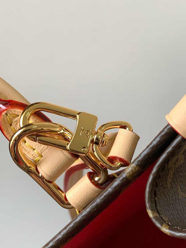 LOUIS VUITTON ショルダーバッグ M13668 LV×TM オンザゴー BB ルイ・ヴィトン×村上隆 ブラウン 超N品 - 画像 (5)