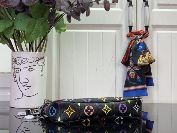 LOUIS VUITTON M13663 LV×TM ポーチバッグ ポシェット･アクセソワール ポシェット ルイヴィトン x 村上隆 超N品 - 画像 (7)