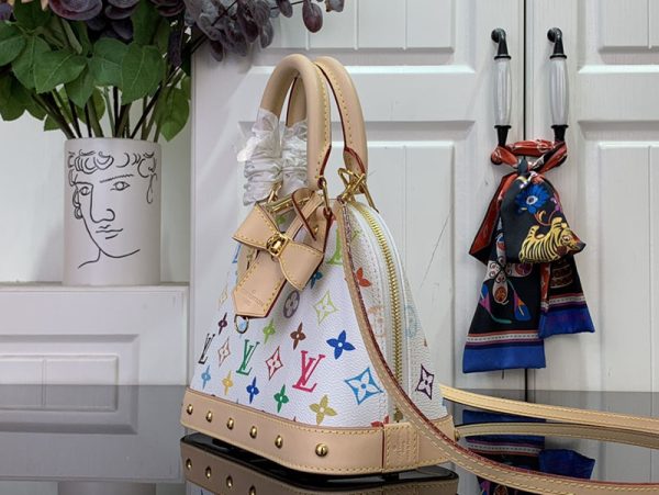 LOUIS VUITTON モノグラムマルチ LV×TM アルマBB M13078 村上隆 ショルダー 2way バッグ レディース 超N品 - 画像 (9)