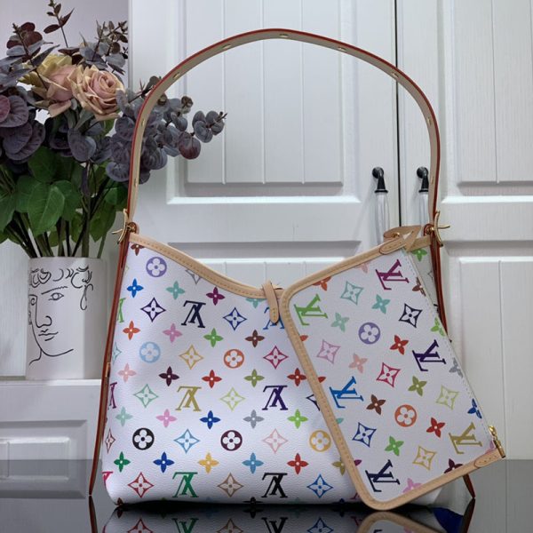 LOUIS VUITTON M13661 ルイ･ヴィトン×村上隆 LV×TM キャリーオールNM PM ショルダーバッグ 超N品 - 画像 (8)