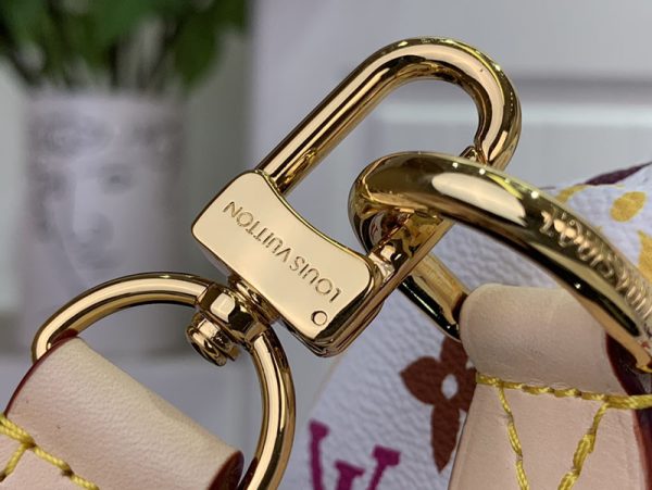 LOUIS VUITTON LV × TM スピーディ・バンドリエール 25 M13085 ハンドバッグ 白 ホワイト 超N品 - 画像 (7)
