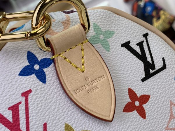 LOUIS VUITTON LV × TM スピーディ・バンドリエール 25 M13085 ハンドバッグ 白 ホワイト 超N品 - 画像 (6)
