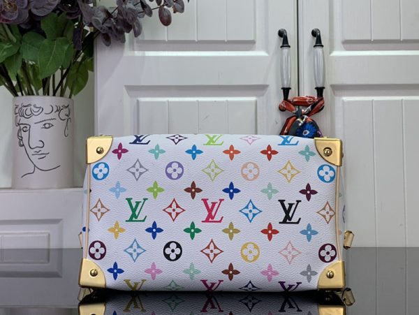 LOUIS VUITTON LV × TM スピーディ・バンドリエール 25 M13085 ハンドバッグ 白 ホワイト 超N品 - 画像 (5)