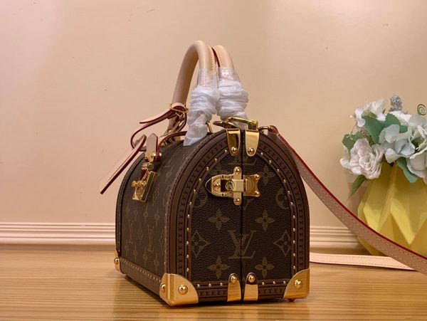 LOUIS VUITTON モノグラム スピーディ トランク 20 M11154 ルイヴィトン バッグ ブラウン 超N品 - 画像 (9)