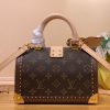 LOUIS VUITTON モノグラム スピーディ トランク 20 M11154 ルイヴィトン バッグ ブラウン 超N品 - 画像 (8)