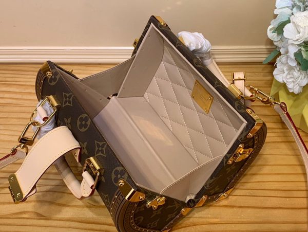 LOUIS VUITTON モノグラム スピーディ トランク 20 M11154 ルイヴィトン バッグ ブラウン 超N品 - 画像 (3)