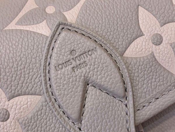LOUIS VUITTON ディアヌ NM PM モノグラム・アンプラント ブリューム グレー/ホワイトクオーツ M14214 超N品 - 画像 (5)
