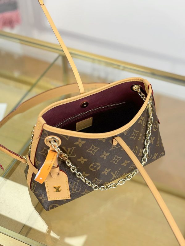 逸品 ルイヴィトン キャリーオールBB M13014 モノグラム ショルダーバッグ ブラウン ゴールド金具 レディース LOUIS VUITTON - 画像 (7)