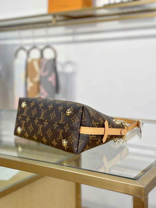 逸品 ルイヴィトン キャリーオールBB M13014 モノグラム ショルダーバッグ ブラウン ゴールド金具 レディース LOUIS VUITTON - 画像 (5)
