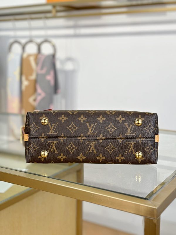 逸品 ルイヴィトン キャリーオールBB M13014 モノグラム ショルダーバッグ ブラウン ゴールド金具 レディース LOUIS VUITTON - 画像 (2)