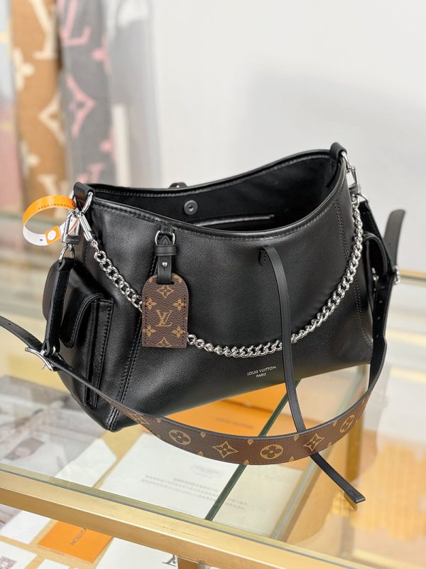 逸品 ルイヴィトン キャリーオール・カーゴ バイブ PM M24861 ICタイプ モノグラム ハンドバッグ レザー シルバー金具 LOUIS VUITTON - 画像 (8)